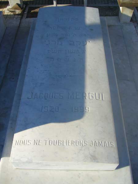 Grafsteen van MERGUI Jacques