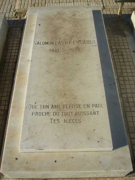 מַצֵּבה פון LASRY ENCAOUA Salomon