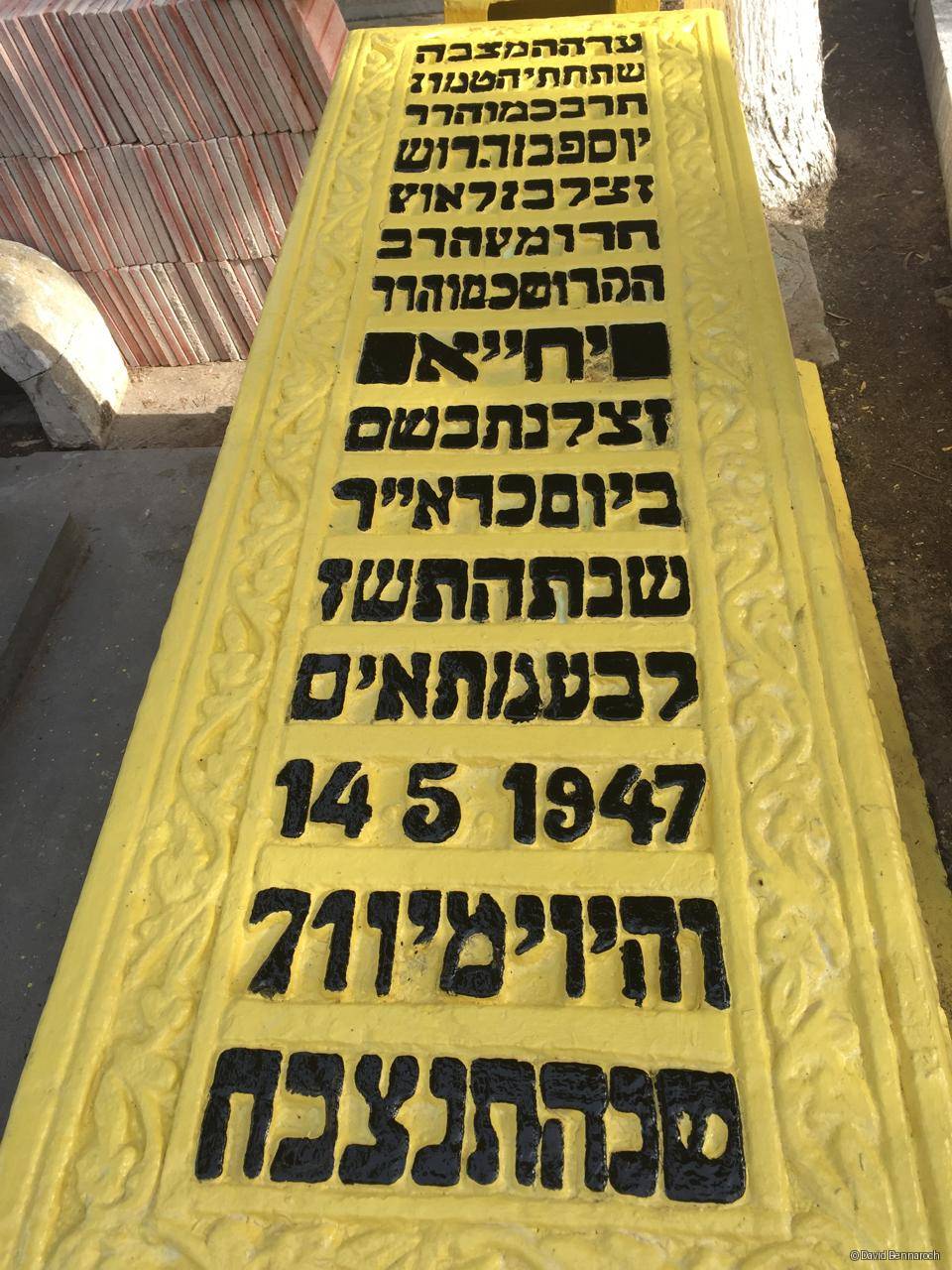 Tombstone of Rosh Yahya