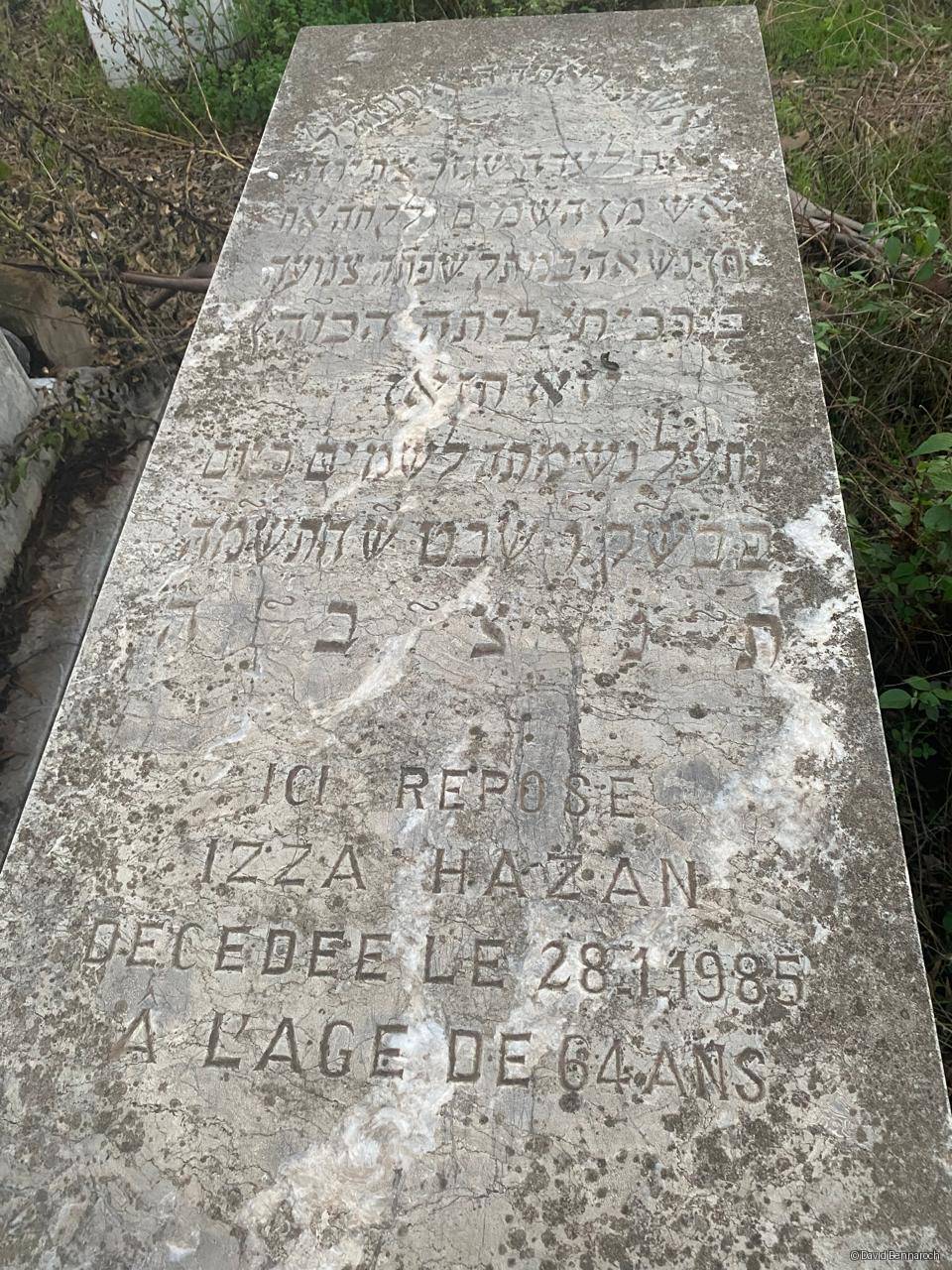 מצבת Hazan Izza