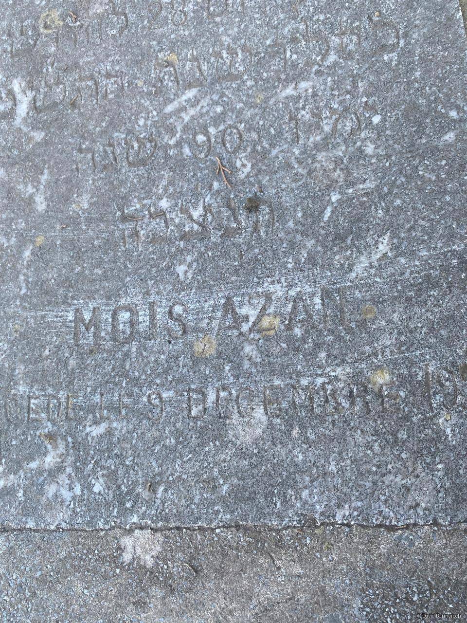 Stèle de Azan Moise