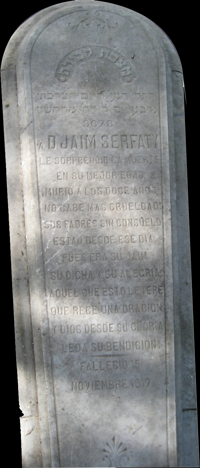 Grabstein von Serfaty Jaim