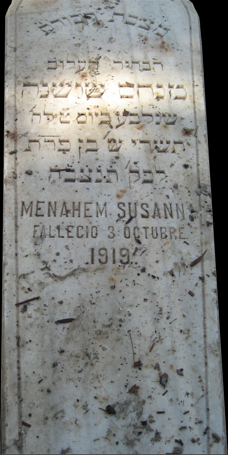 Stèle de Susanna Menahem