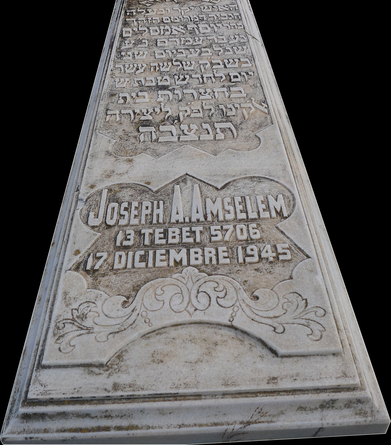 Stèle de Amselem Joseph