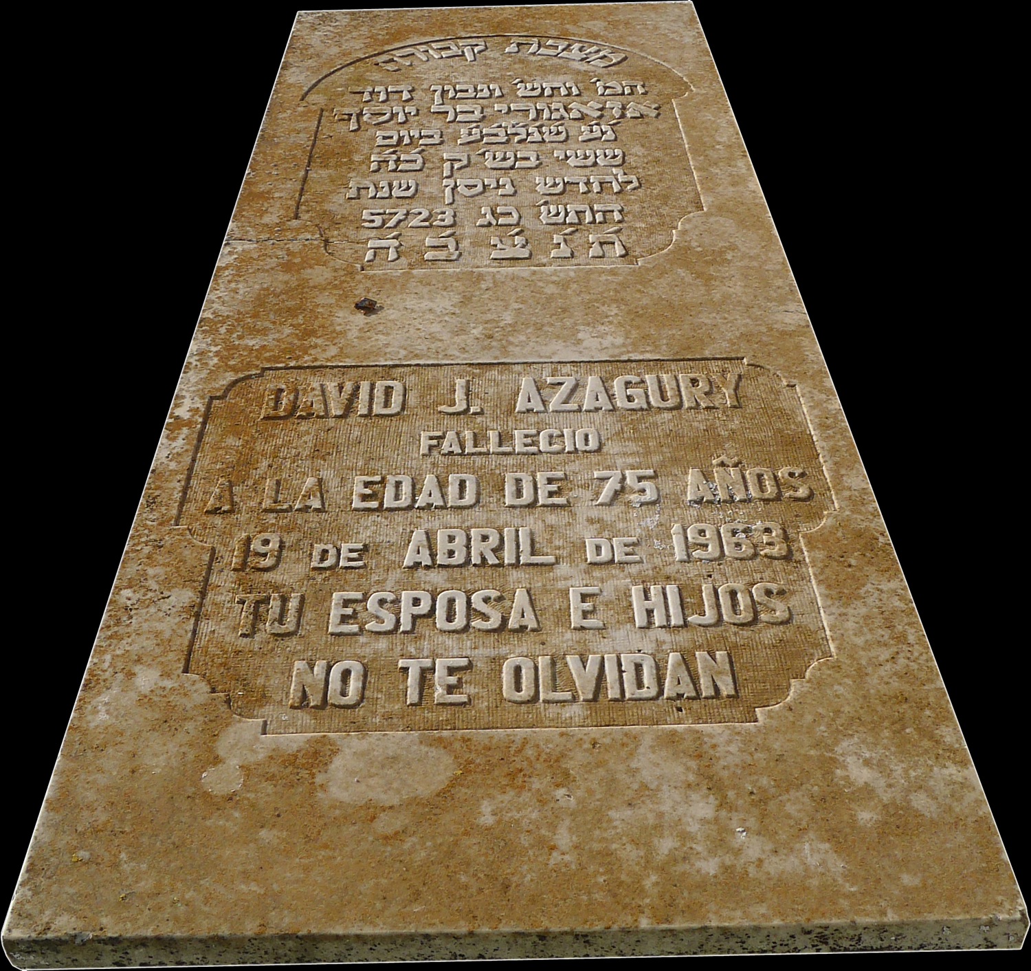 Stèle de Azagury David J.