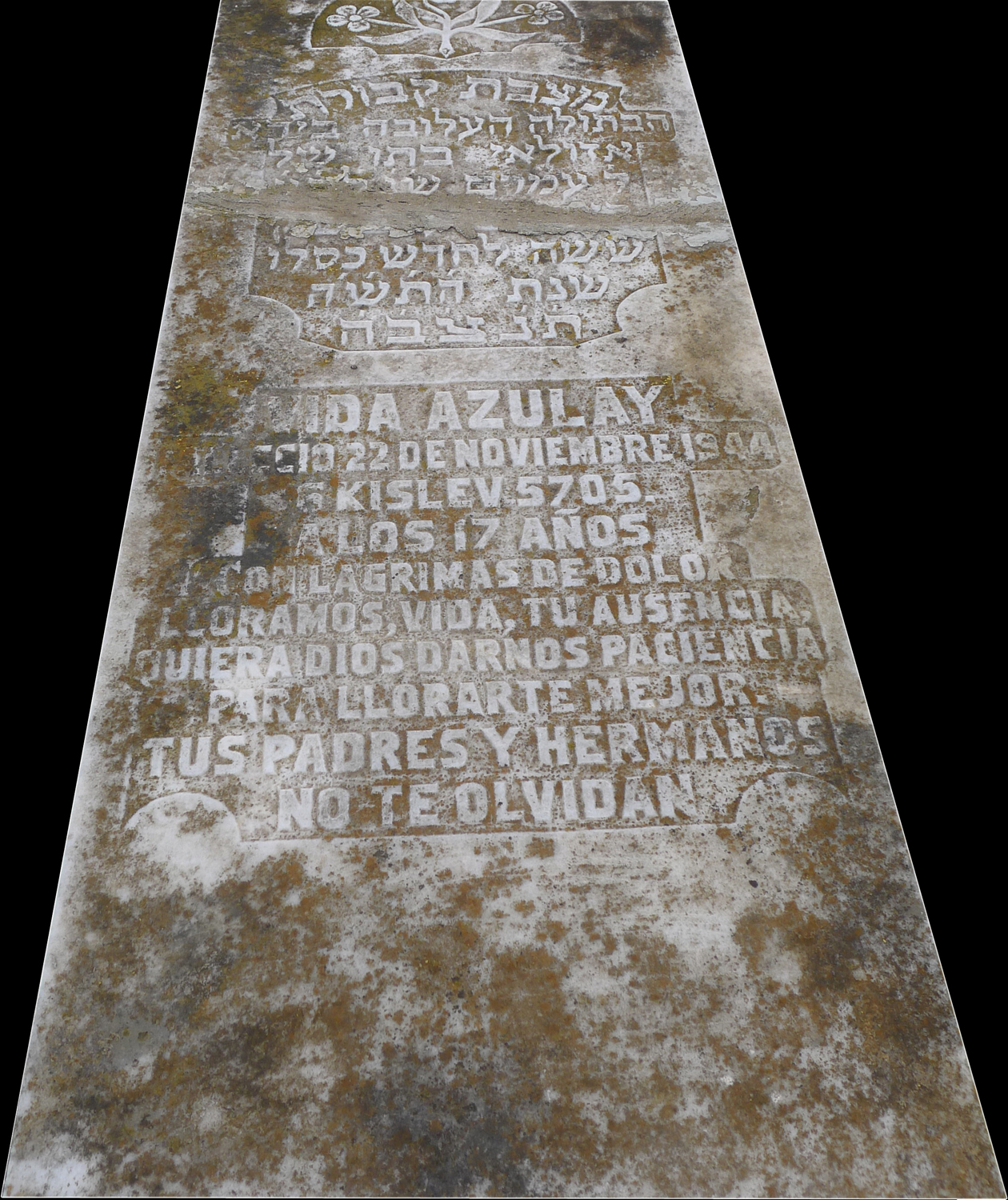 Stèle de Azulay Vida