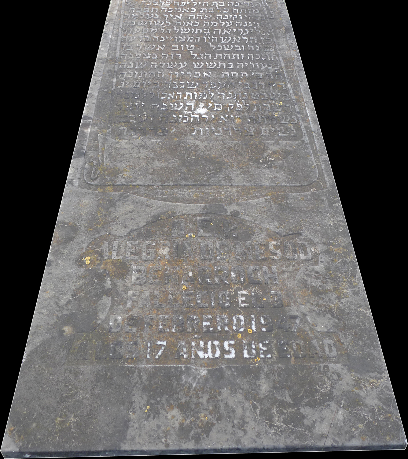 Stèle de Benarroch Alegria