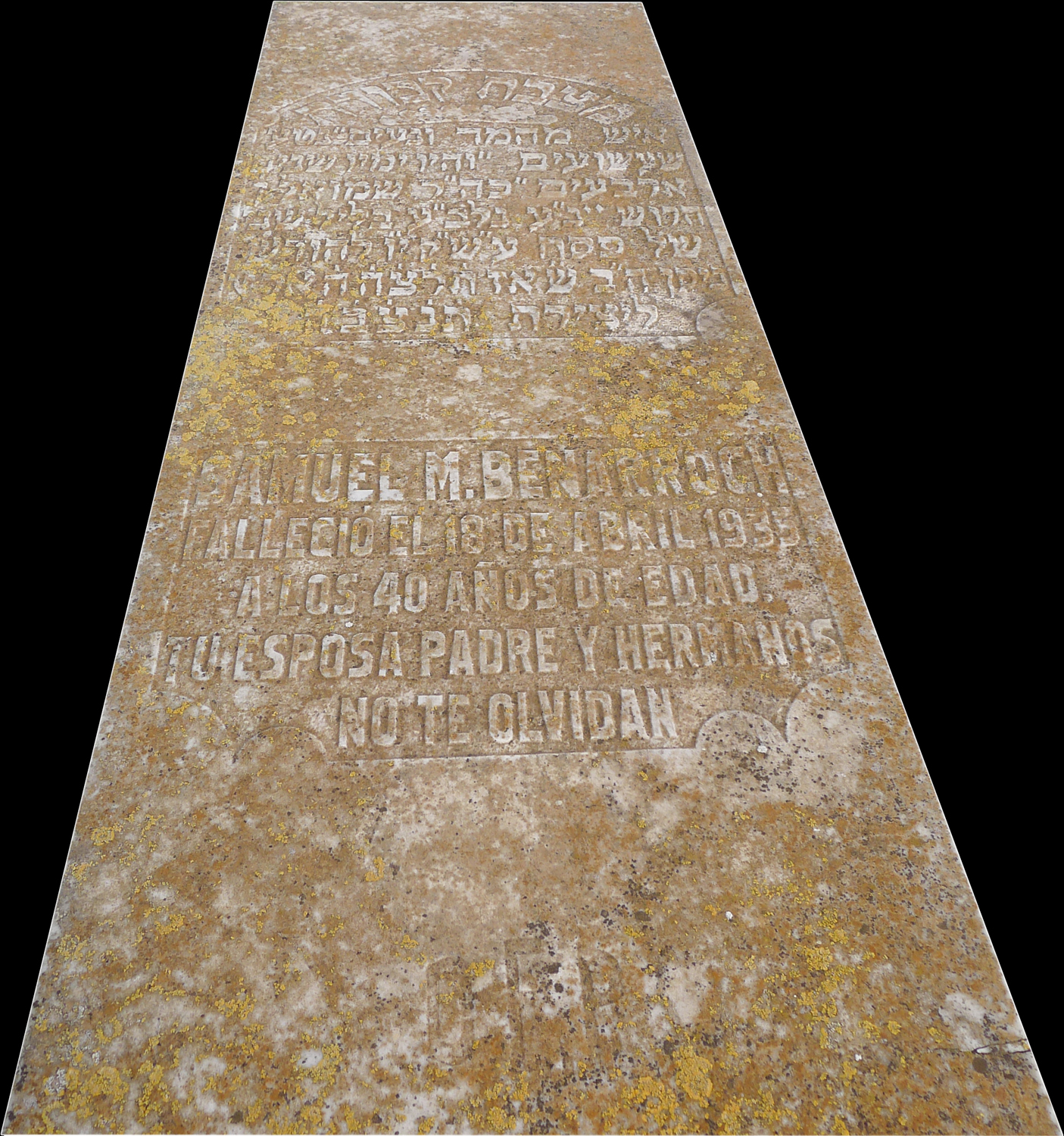 Stèle de Benarroch Samuel M.