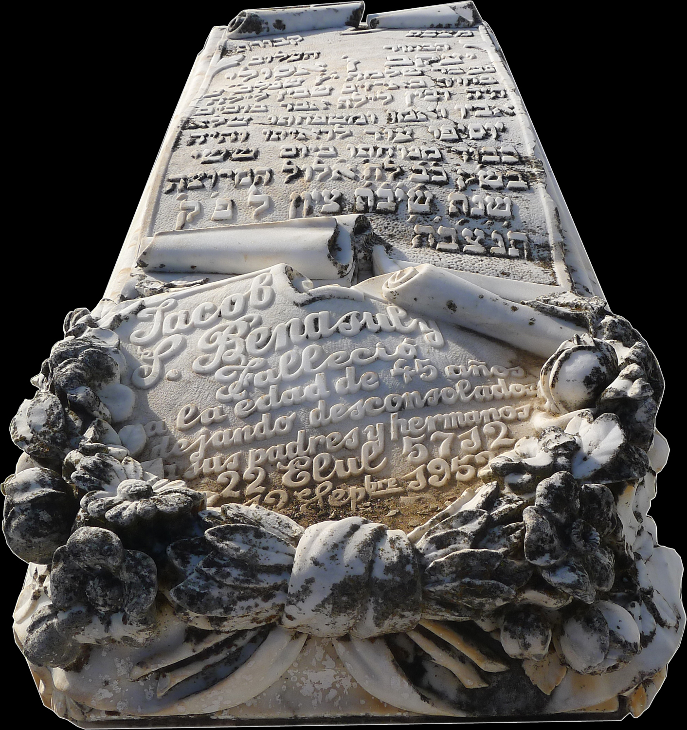 Stèle de Benasuly Jacob Registro Civil Soltero