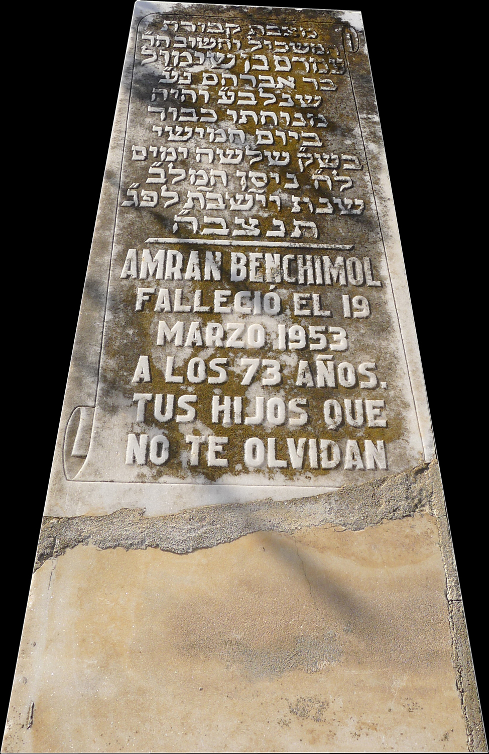 Lápide de Benchimol Amran