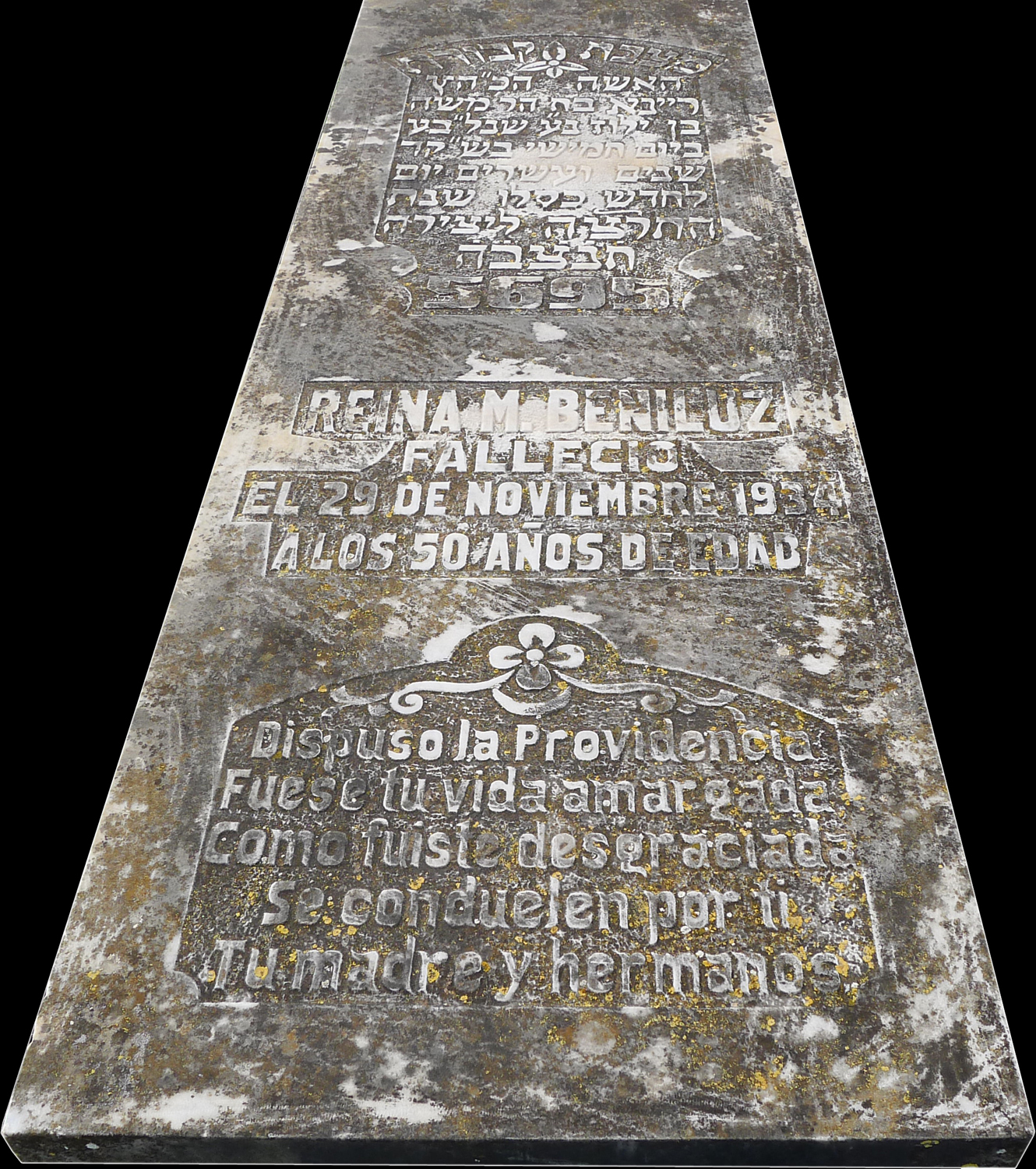 Grafsteen van Beniluz Reina