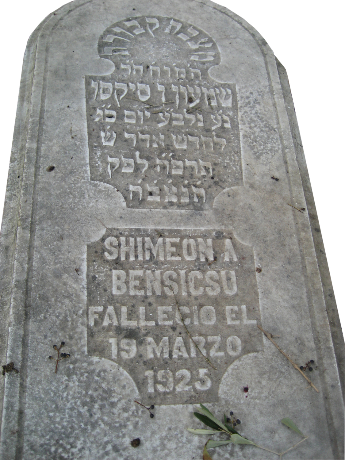 Stèle de Bensicsu Shimeon A