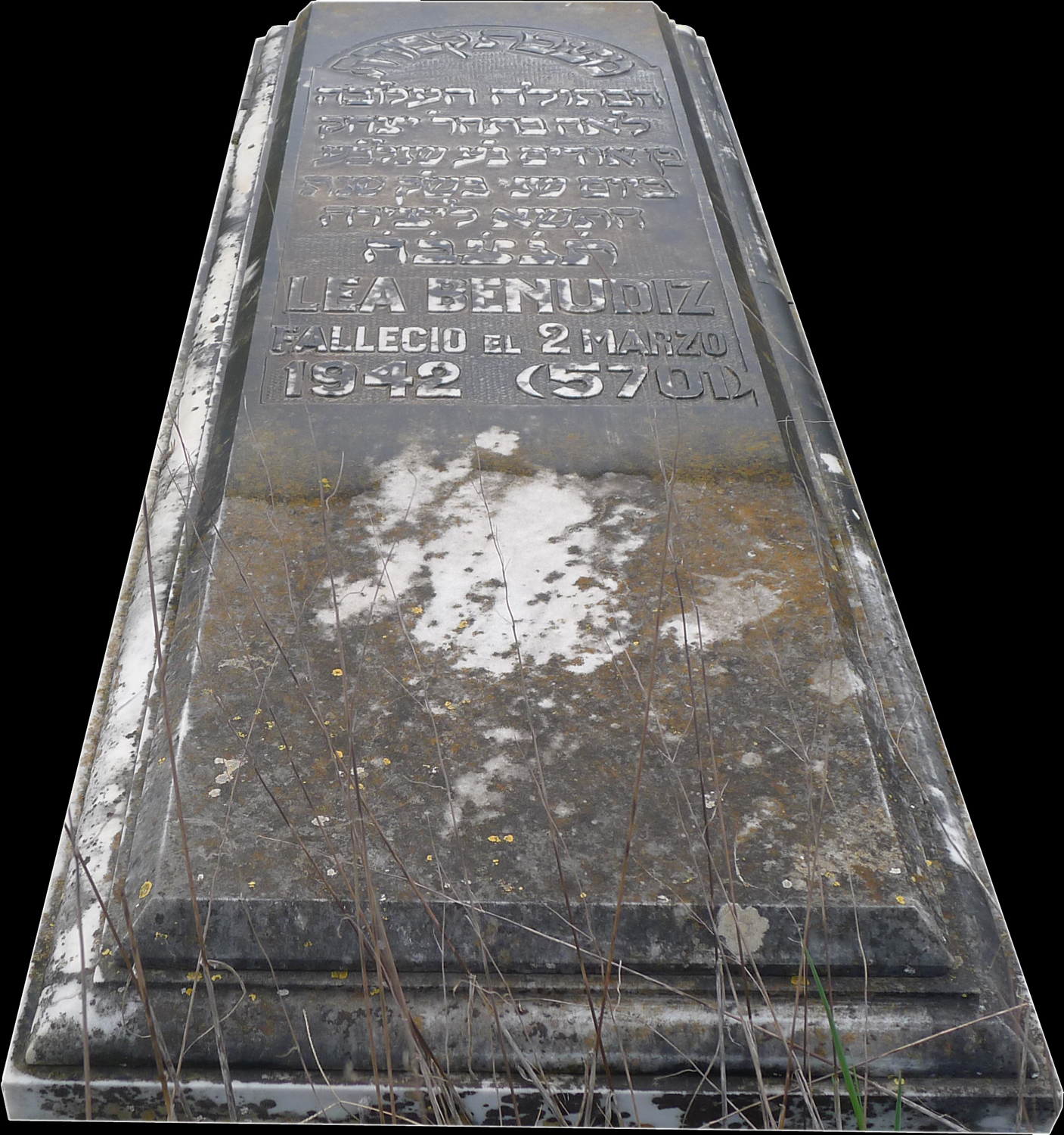 Grabstein von Benudiz Lea