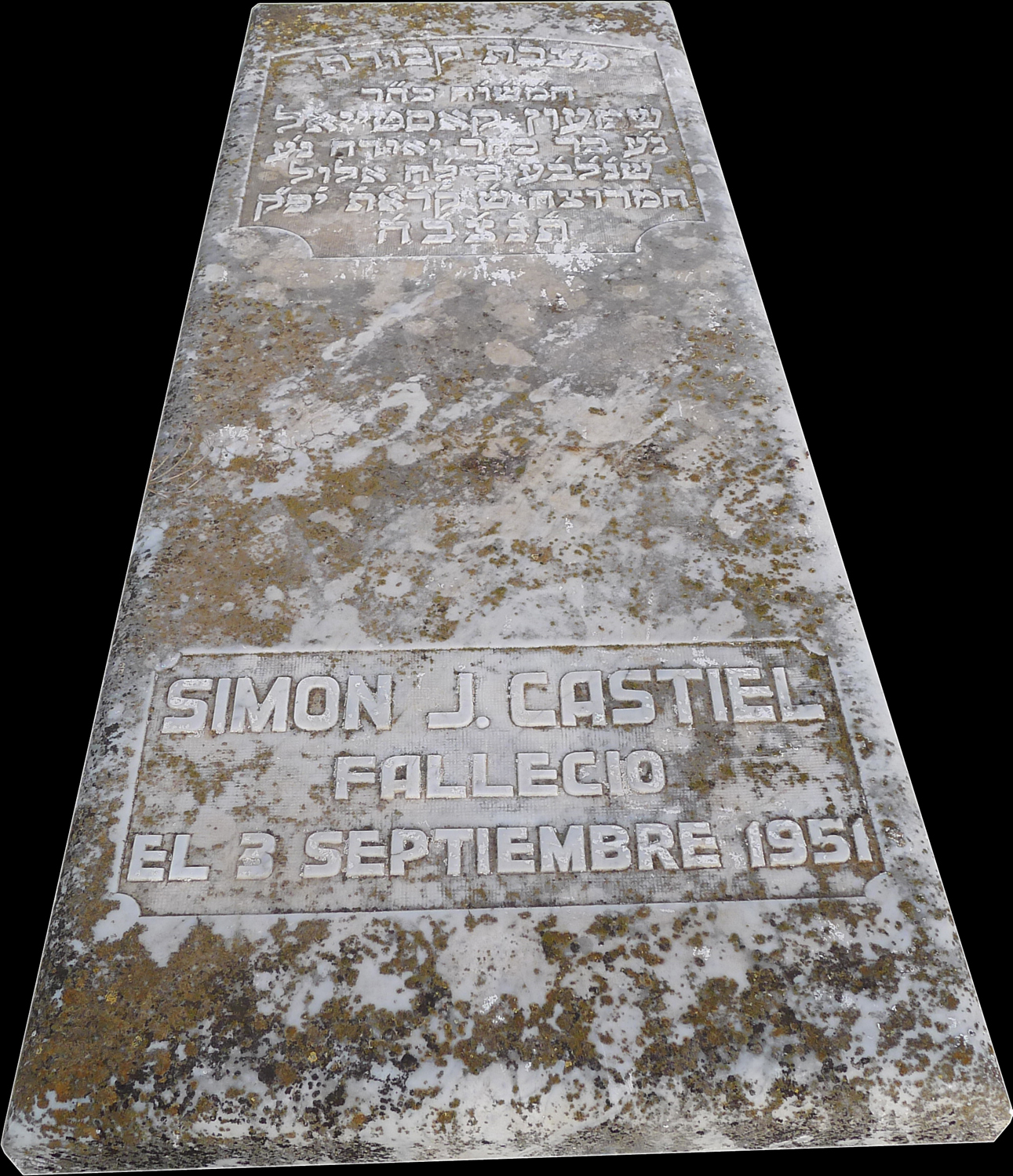Stèle de Castiel Simon J.