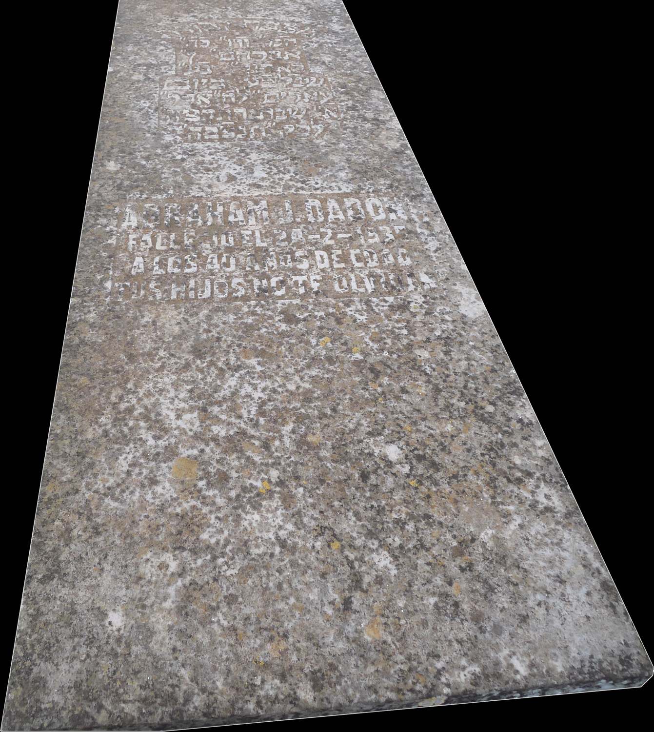 Dadon Abraham fejfája
