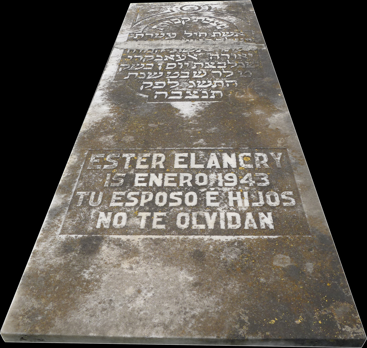 Grabstein von Elancry Ester