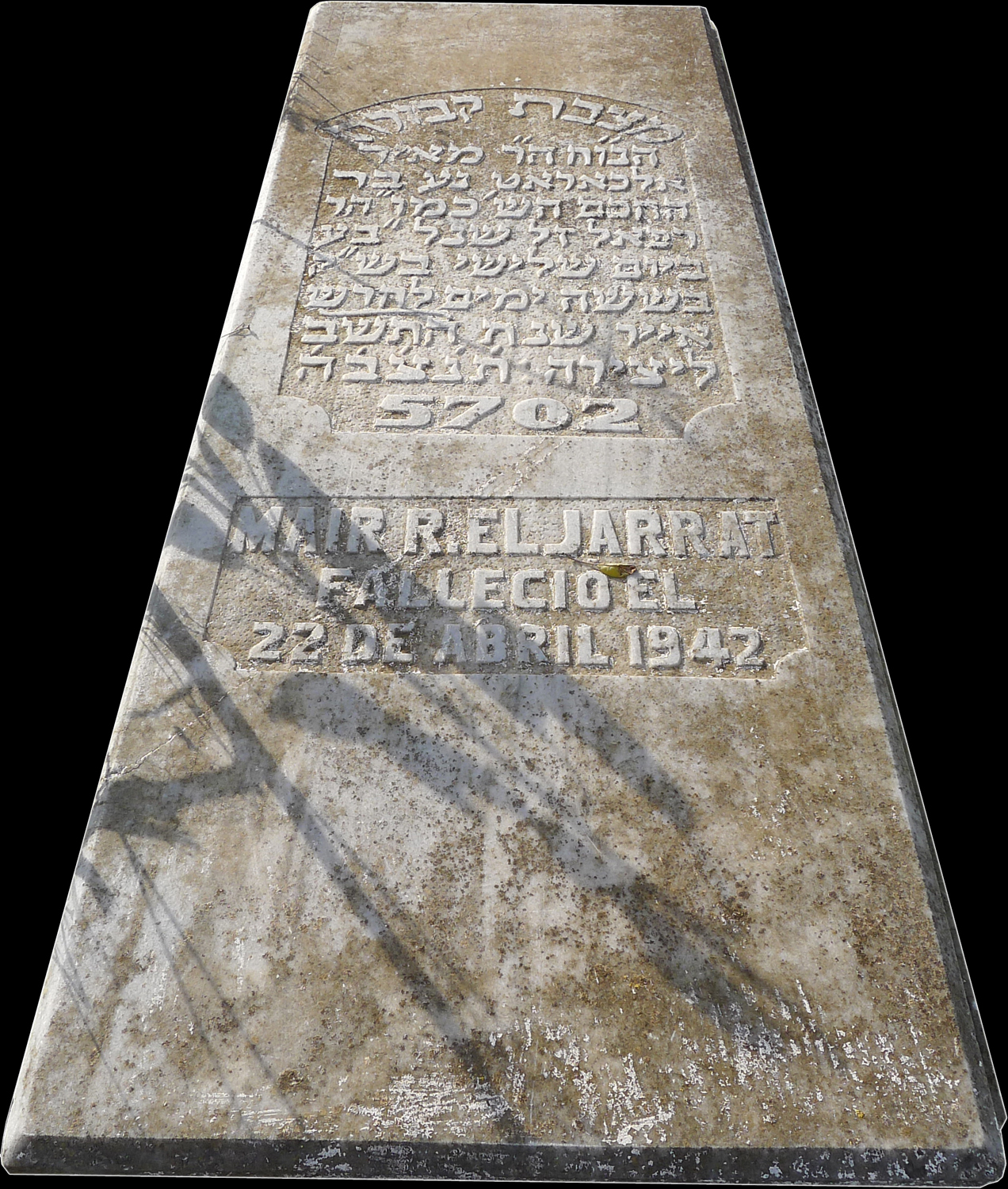 מַצֵּבה פון Eljarrat Mair R.
