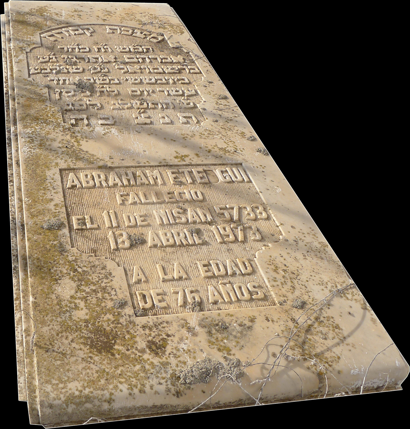 Stèle de Etedgui Abraham
