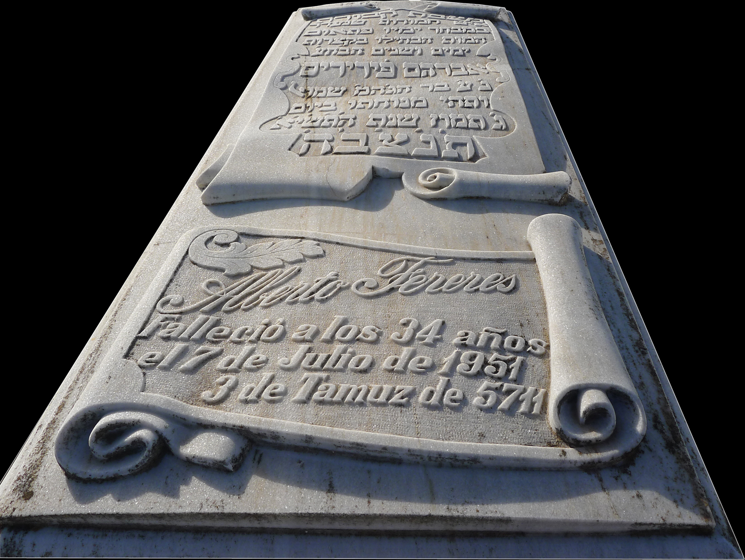 Stèle de Fereres Alberto (Abraham)
