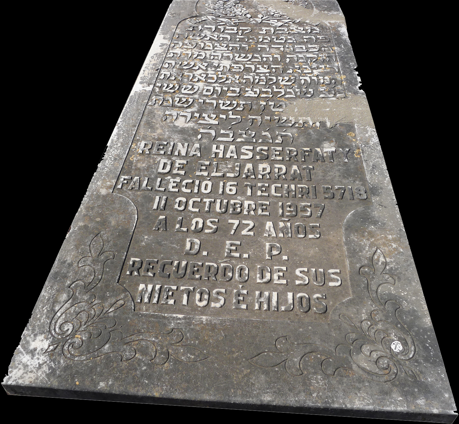 Tombstone of Hasserfaty Reina