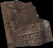 Melul Melul Tamar fejfája