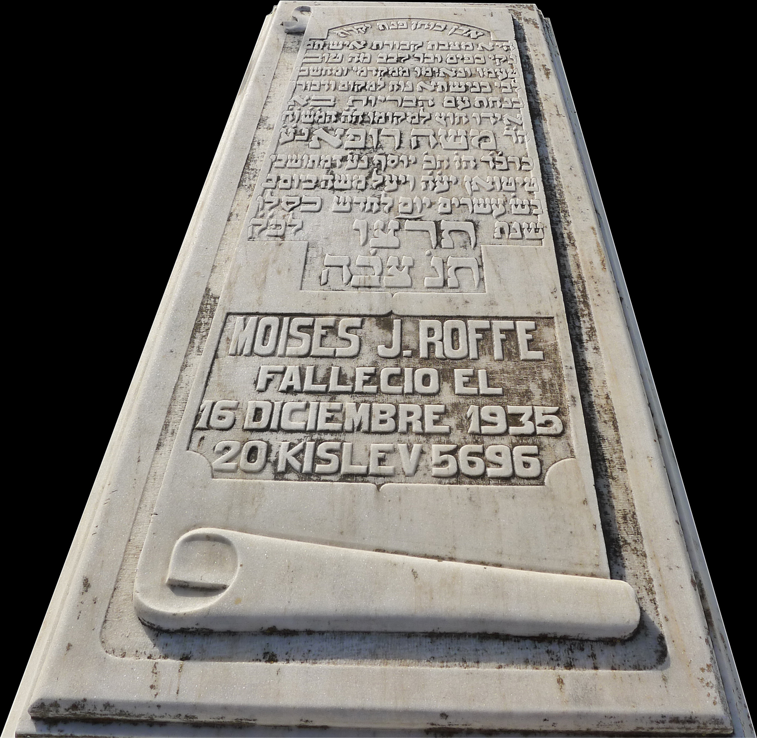 Stèle de Roffe Moises J.