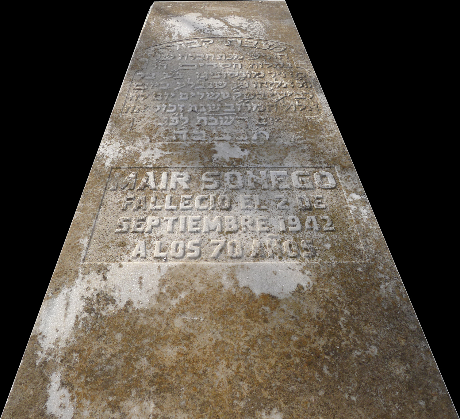 Stèle de Sonego Mair