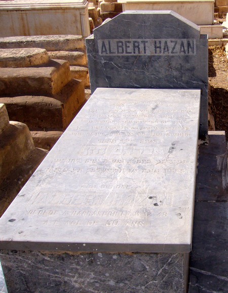 Grabstein von hazan albert