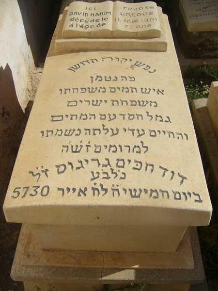 hakim gregos david fejfája