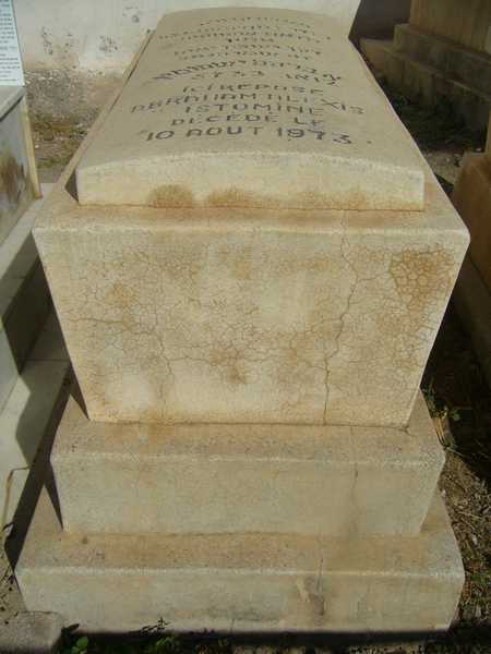Stèle de istomine abraham alexis