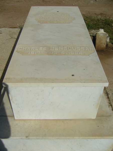 Grabstein von bensoussan charles