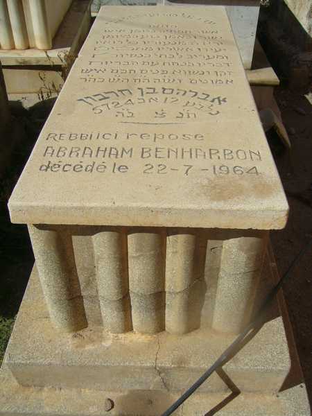 Grabstein von benharbon abraham