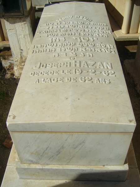 Grabstein von hazan joseph