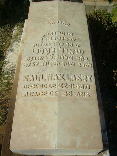 lasry saul max fejfája