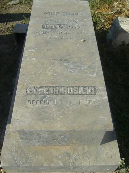 מַצֵּבה פון rosilio joseph