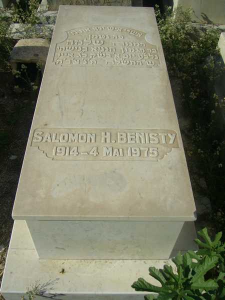 Grabstein von benisty salomon h