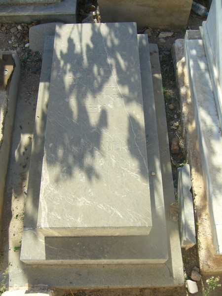 Grafsteen van bendelac haim m