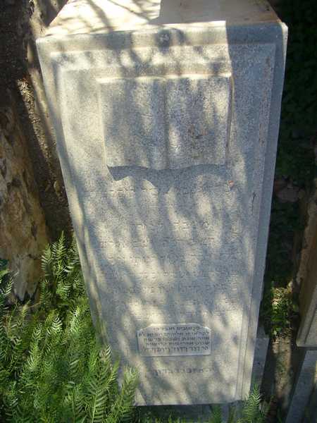Grabstein von bendavid ouyoussef david