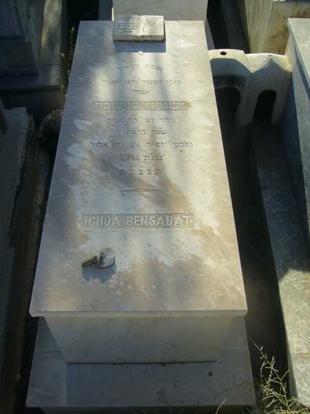 Grabstein von bensabat ichoa