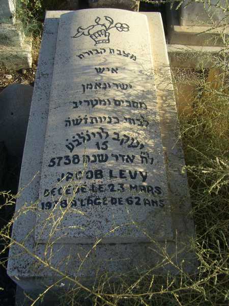 levy jacob fejfája