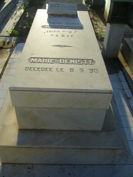 Grabstein von benisty marie