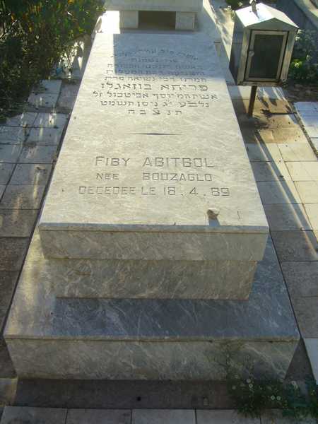 Stèle de abitbol fiby