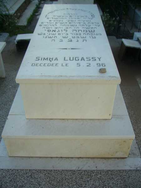 lugassy simha fejfája