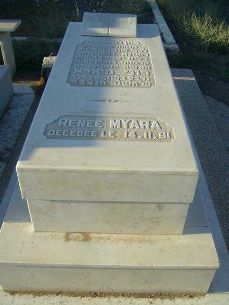 Grafsteen van myara ren