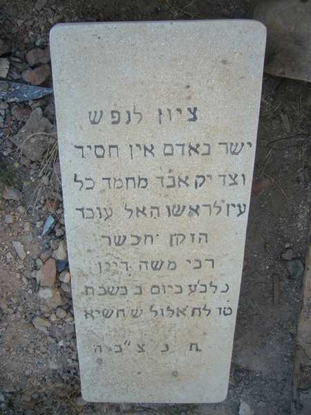 Estela de dayan moshe