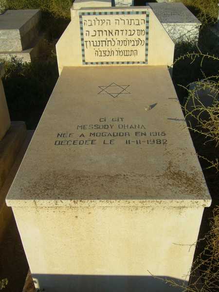 Tombstone of ohana messody