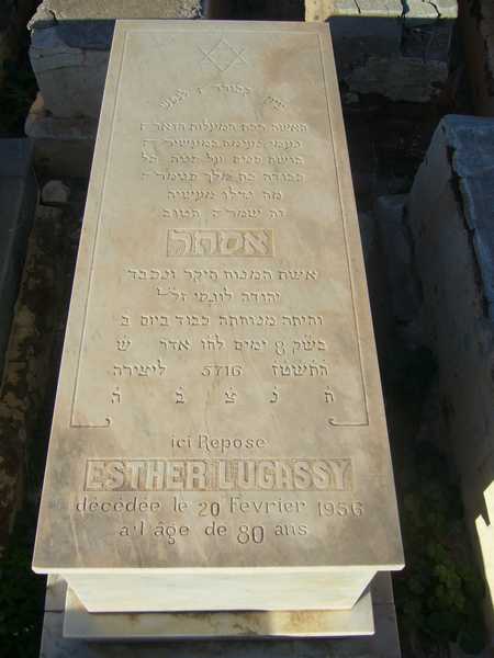 lugassy esther fejfája