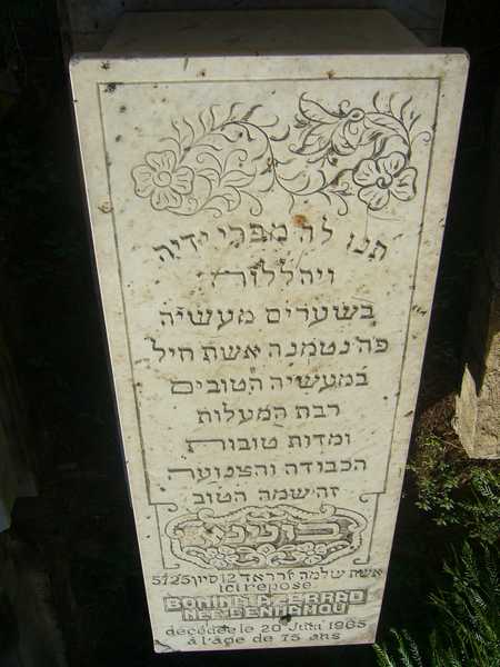 Lápide de azerrad bonina
