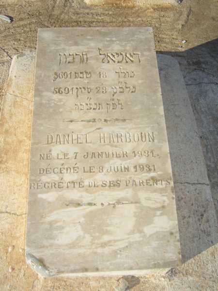 Grabstein von harboun daniel