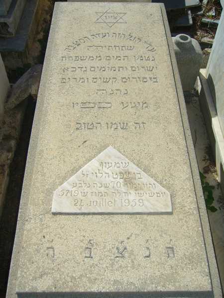 levy simon fejfája